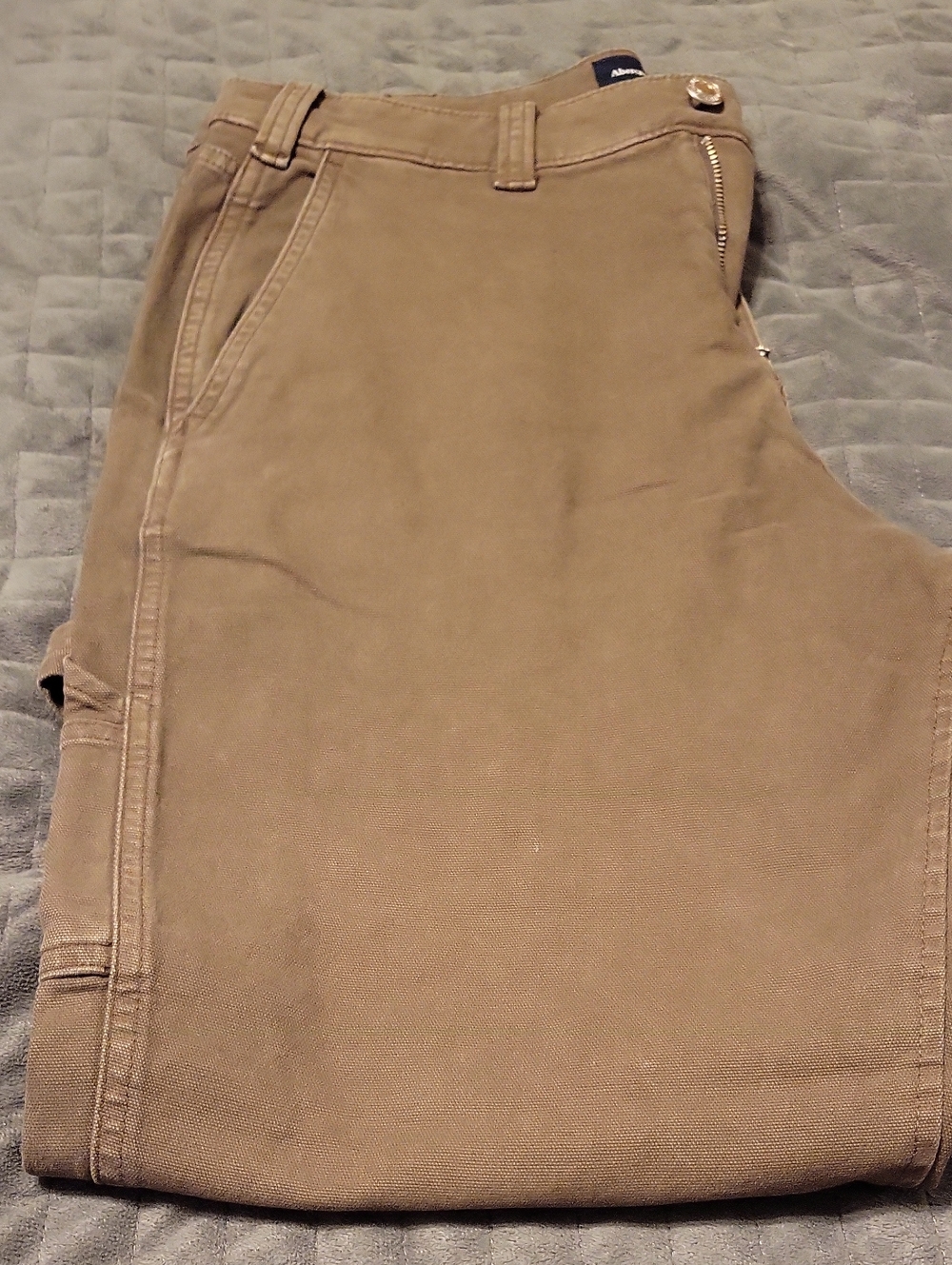 Abercrombie & Fitch Men's Khaki Chino Pants